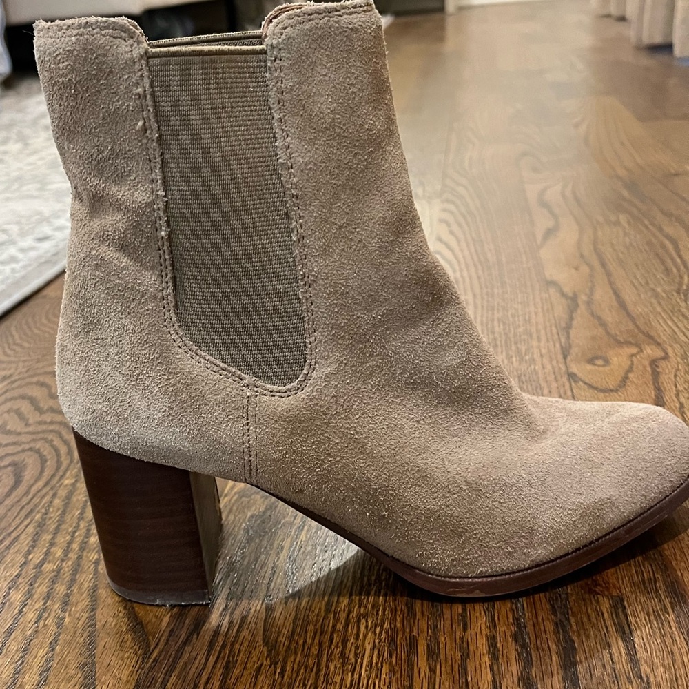 J Crew Almond Toe Boots